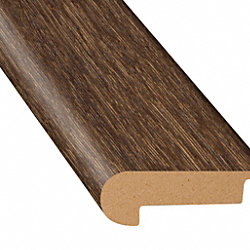 Elusive Brown Oak Laminate Waterproof 2.3 in wide x 7.5 ft Length Low Profile Stair Nose
